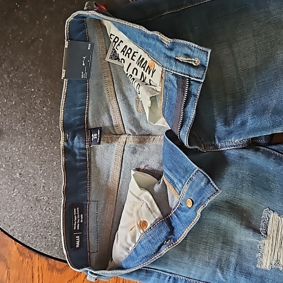 True Religion Halle Stretch Distressed Skinny Jeans Size 25 - Picture 11 of 16